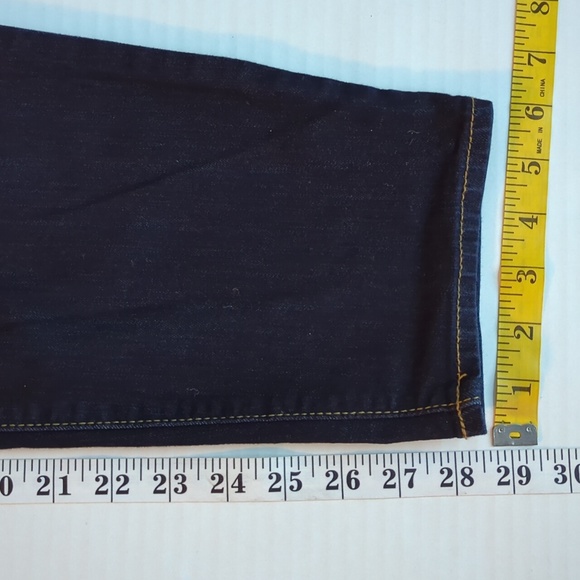 Eddie Bauer Slightly Curvy Skinny Leg Jeans 18 Dark Wash Blue - Picture 14 of 14